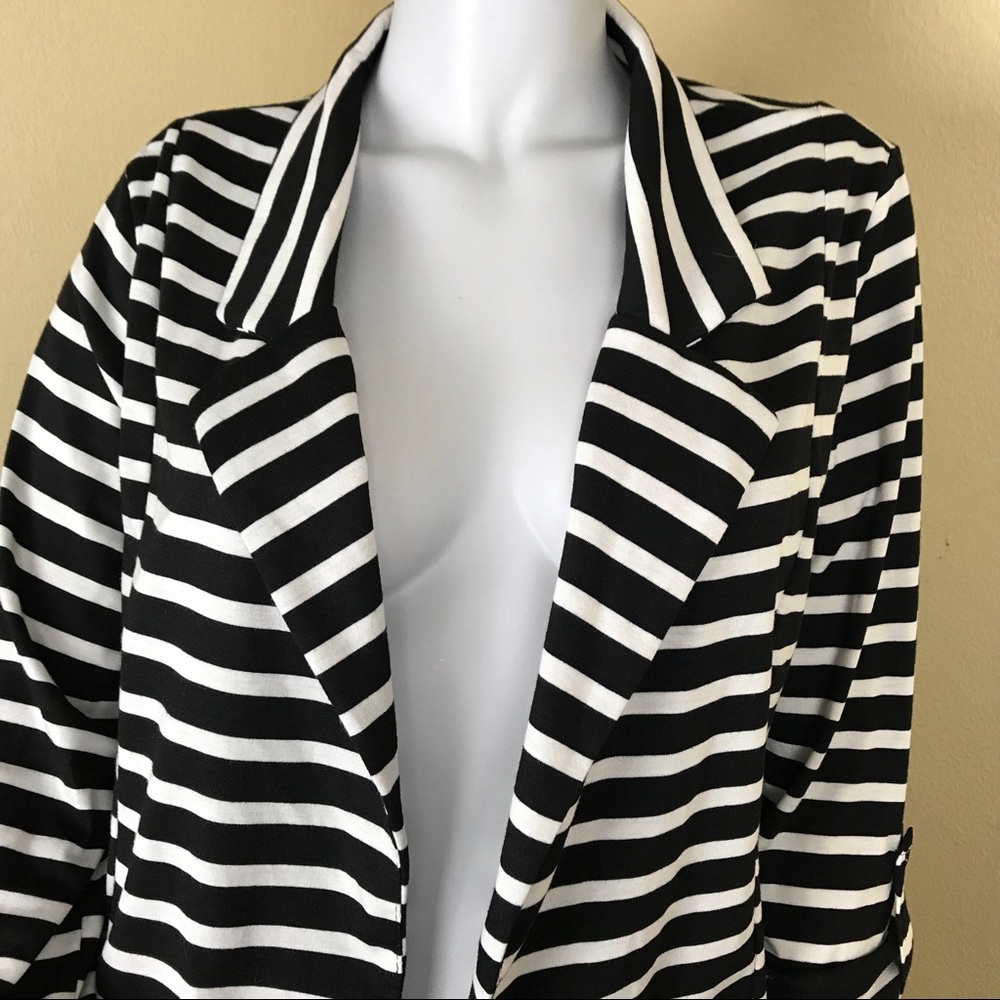 Olivia Moon striped blazer XL work casual